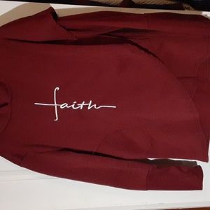 NWOT Faith Tunic hooded sweatshirt